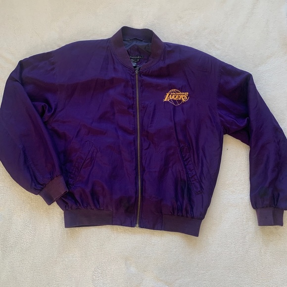 lakers silk jacket